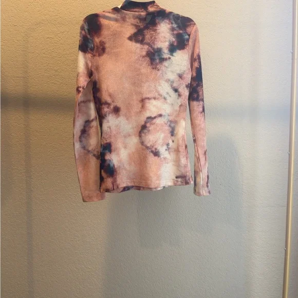 Bardot Tie-Dye Long Sleeve Mesh Top - Picture 5 of 5
